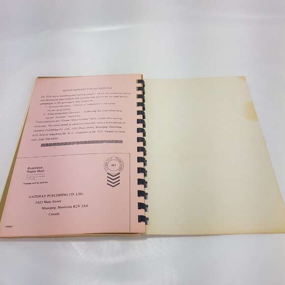 Vintage 1970s Cookbook Scandia Lutheran Church Women Armena Alberta Camrose AB - Picture 15 of 16